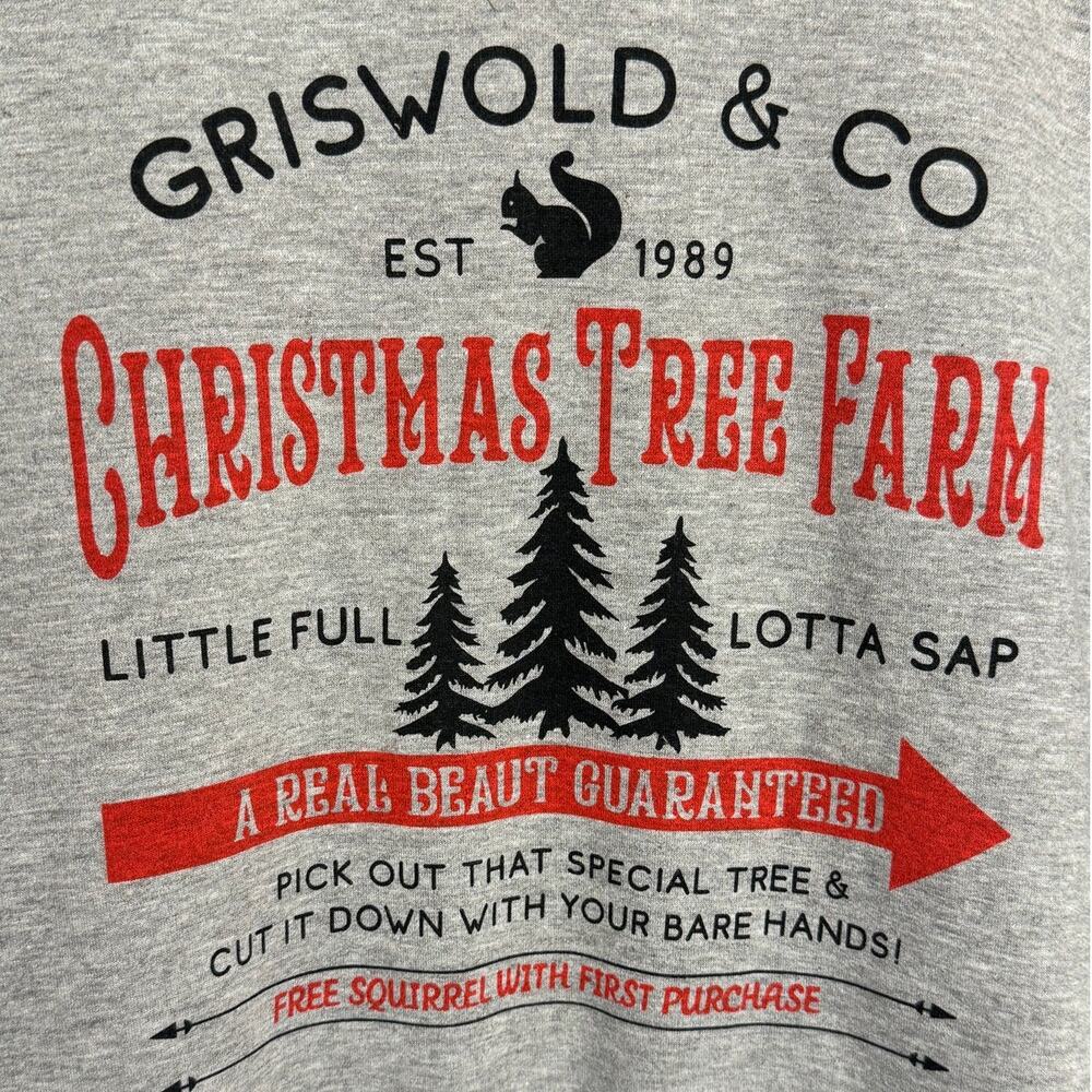NWOT Griswold Christmas Tree Farm Graphic Tee-Shirt‎ Top - Picture 10 of 13